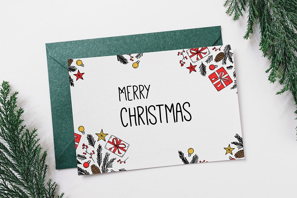 We offer a vast selection of unique automotive Christmas cards