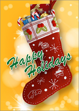 Auto Body Stocking Card