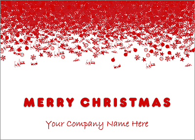 Auto Salvage Christmas Card (Glossy White) 