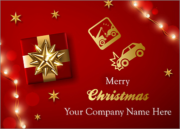 Auto Salvage Holiday Card