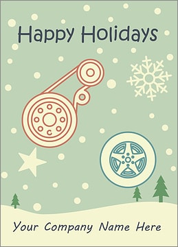 Auto Snowfall Card