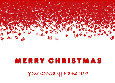 Automotive Christmas Card (Glossy White) 