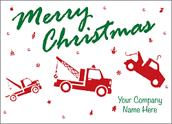 Christmas Towing Card