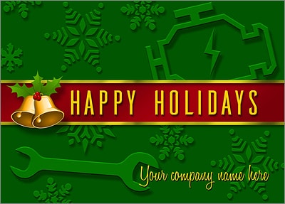 Mechanic Card Green (Glossy White) 