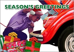 Mechanics Gifts Christmas Card