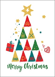 Mechanics Tree Christmas Card