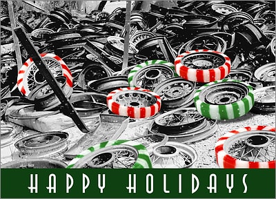 Peppermint Wheels (Glossy White) 