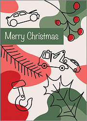 Tow Truck Holly Card