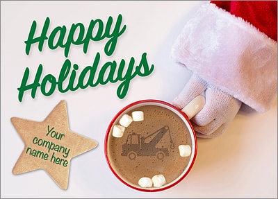 Towing Mug Card (Glossy White) 