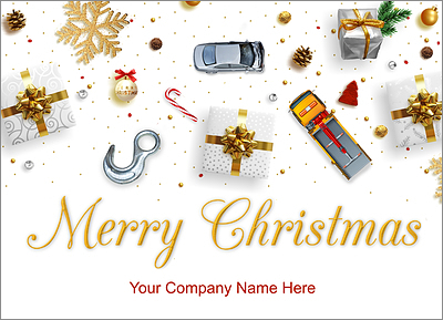 Towing Tools Christmas Card (Glossy White) 